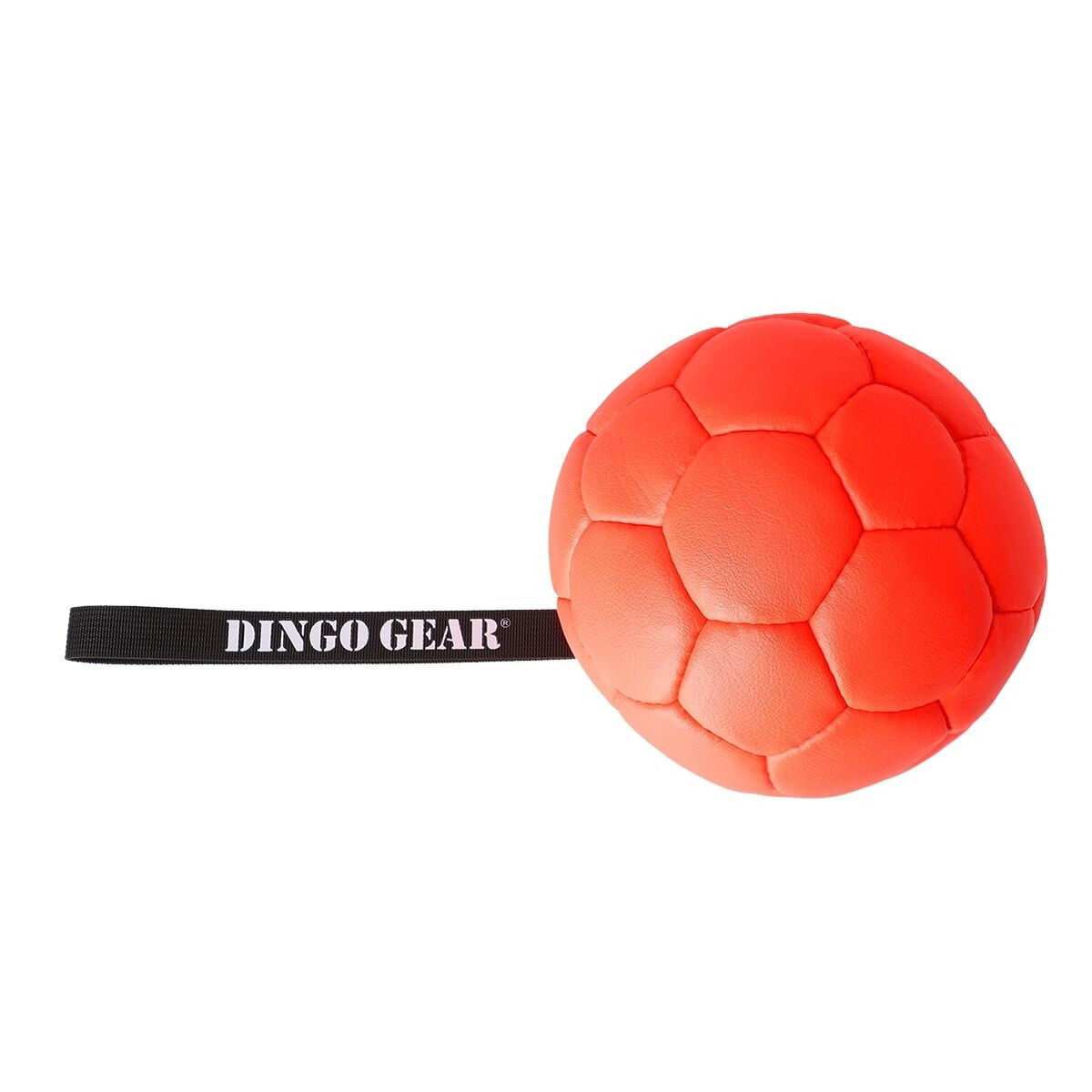 Dingo Gear Eco Hundboll med Handtag 18 cm Orange