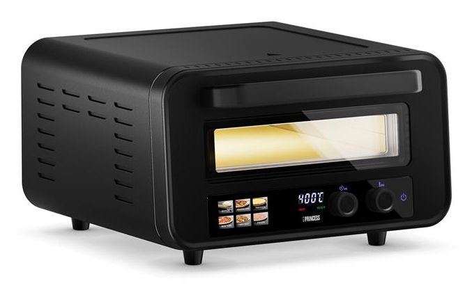 Princess 112780, 1 pizza/pizzor, Svart, Digital, 400 ° C, 100 - 400 ° C, 320 x 318 mm