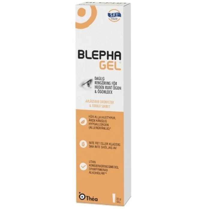 Blephagel rengöringsgel för ögon tub, 1 st