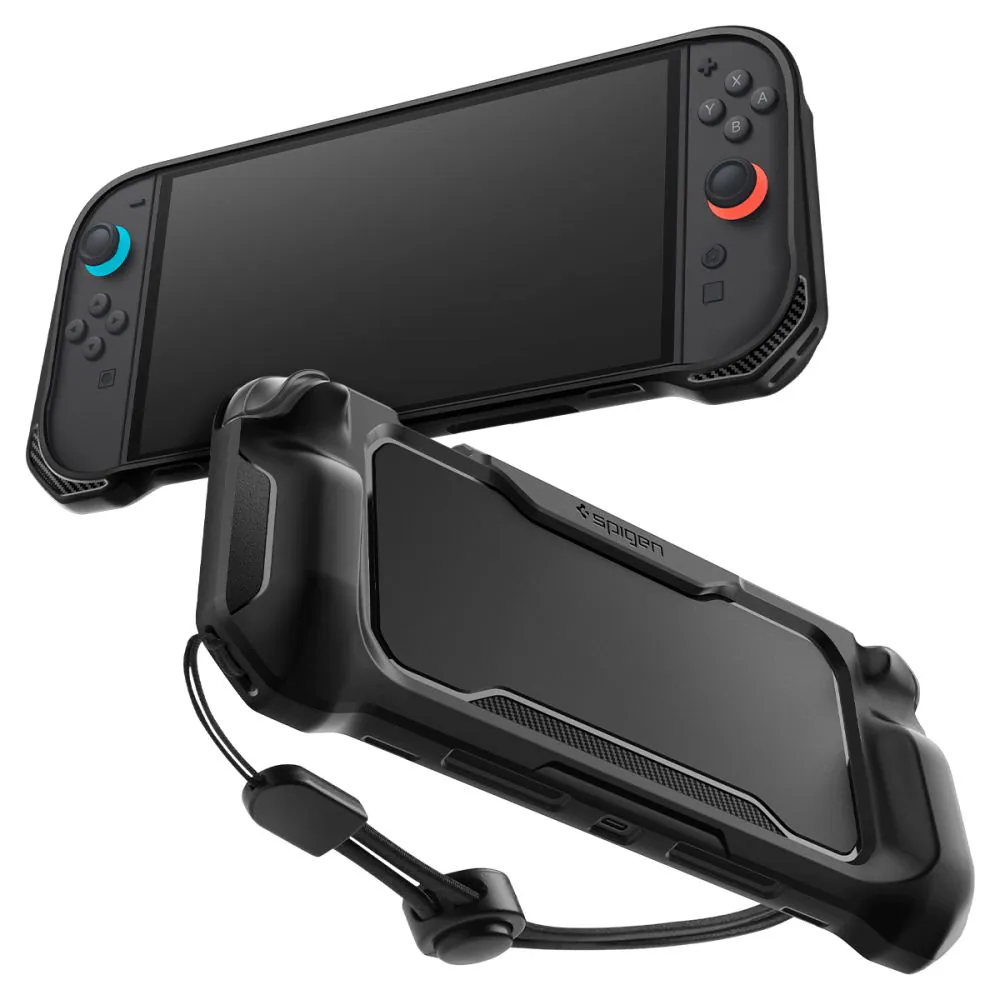 Spigen Rugged Armor - matte black - Nintendo Switch 2 - Miscellaneous Tillbehör till spelkonsol - Nintendo Switch 2