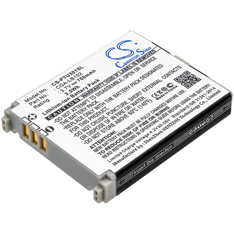 Cameron Sino batteri CGA-LB102 (Typ C) till Panasonic KX-TU301/KX-TU321/KX-TU311/KX-TU325/KX-TW221/KX-TU320/KX-TU327/KX-TU328/CS-PTU301SL