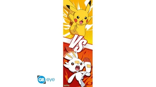 Pokemon Door Poster - Pikachu and Scorbunny - 53x158 cm, bild 3