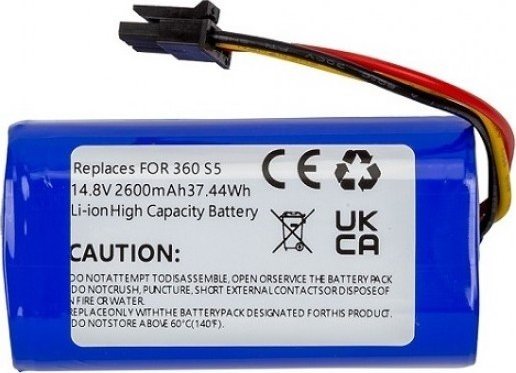 Extra Digital extra batteri till 360 Robot S5 14.8V 2.6Ah Li-ion