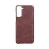 Onsala Samsung Galaxy S21 Plus läderfodral (brunt)