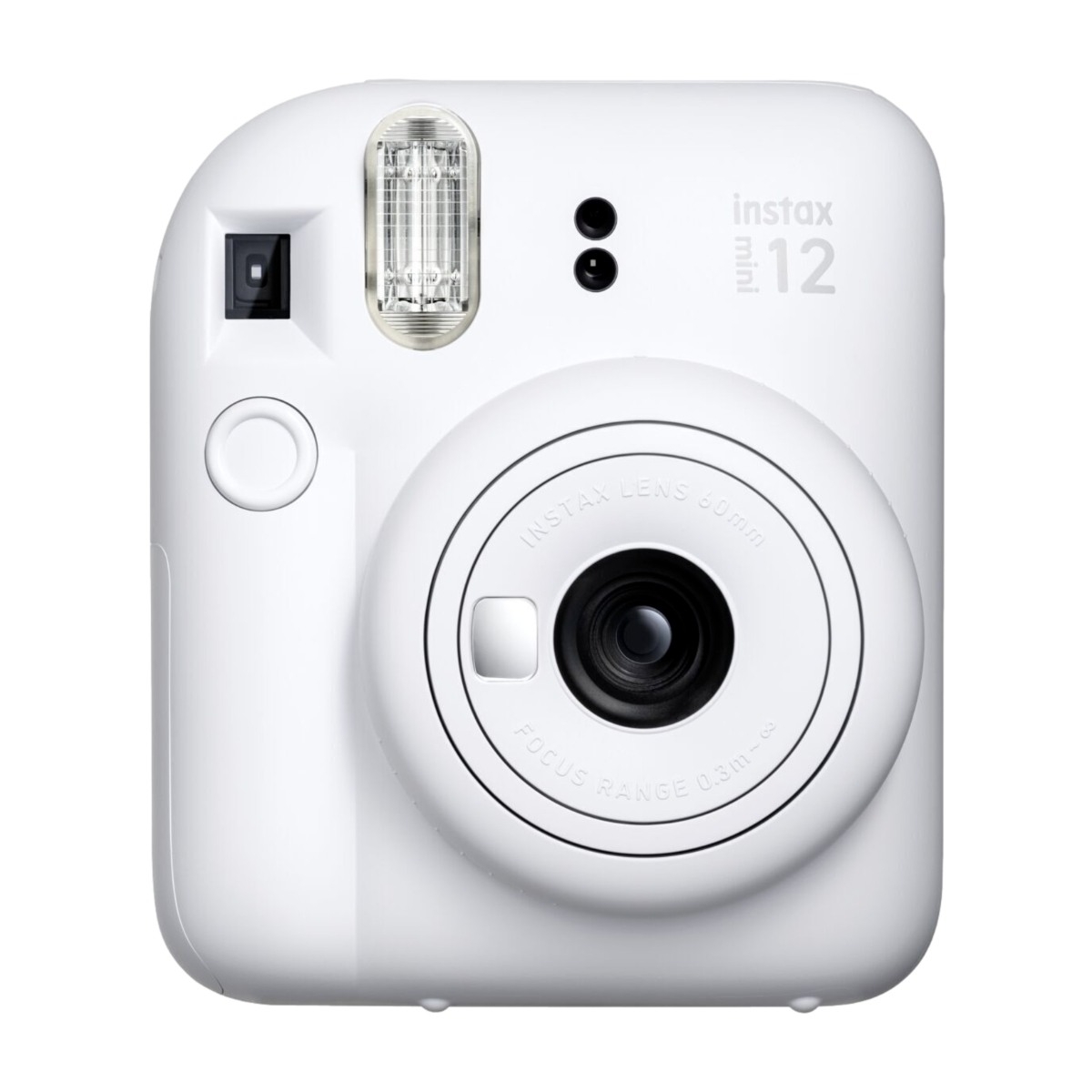 Fujifilm Instax Mini 12 snabbkamera + 10 st Instant Film, vit