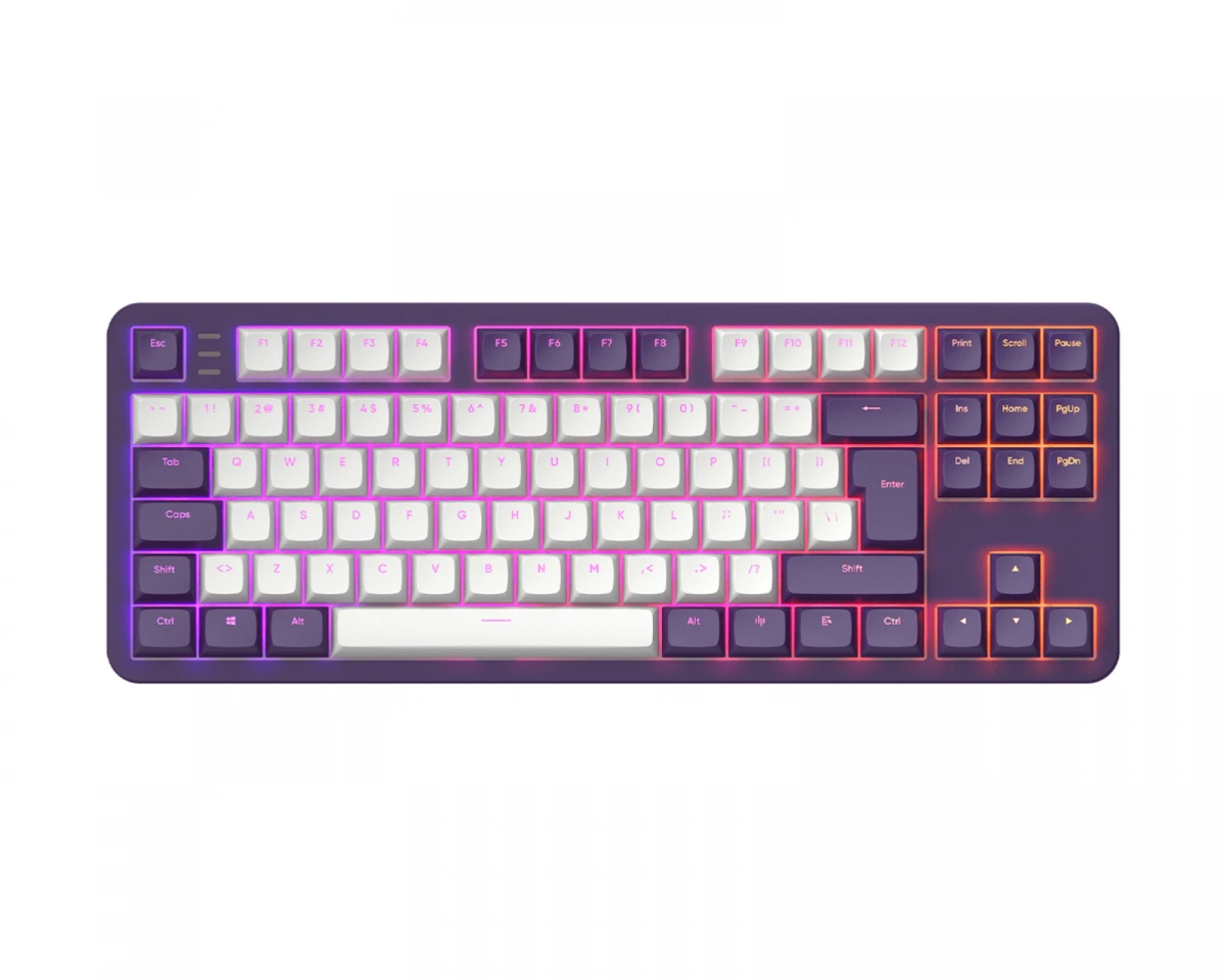 Dark Project ALU87 RGB Gaming Tangentbord - Violet [g3ms Sapphire]