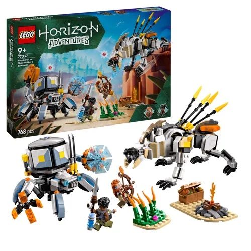LEGO Horizon Aloy och Varl mot Sköldkryp och Sågtand 77037