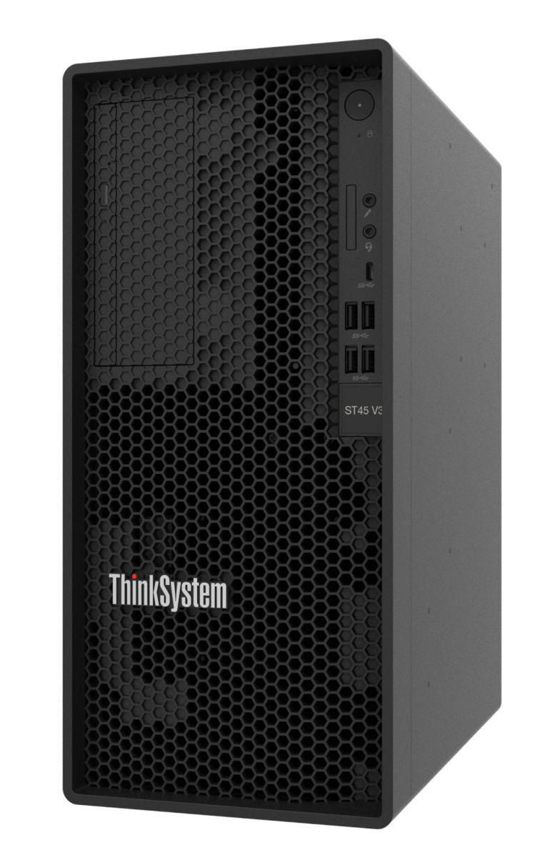 Lenovo ThinkSystem ST45 V3 Tower, AMD EPYC 4344P 8-Core, 1x32 GB RAM, 2x960 GB SSD, utan operativsystem, bild 3