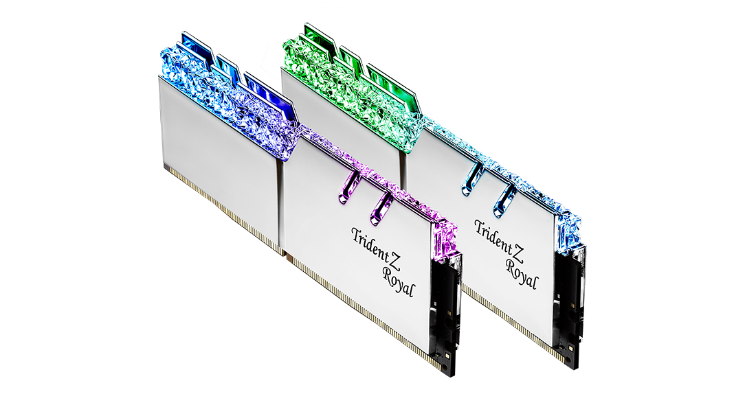 G.Skill Trident Z Royal DDR4-3600 - 32GB - CL18 - Dual Channel (2 pcs) - Intel XMP - Silver med RGB, bild 3