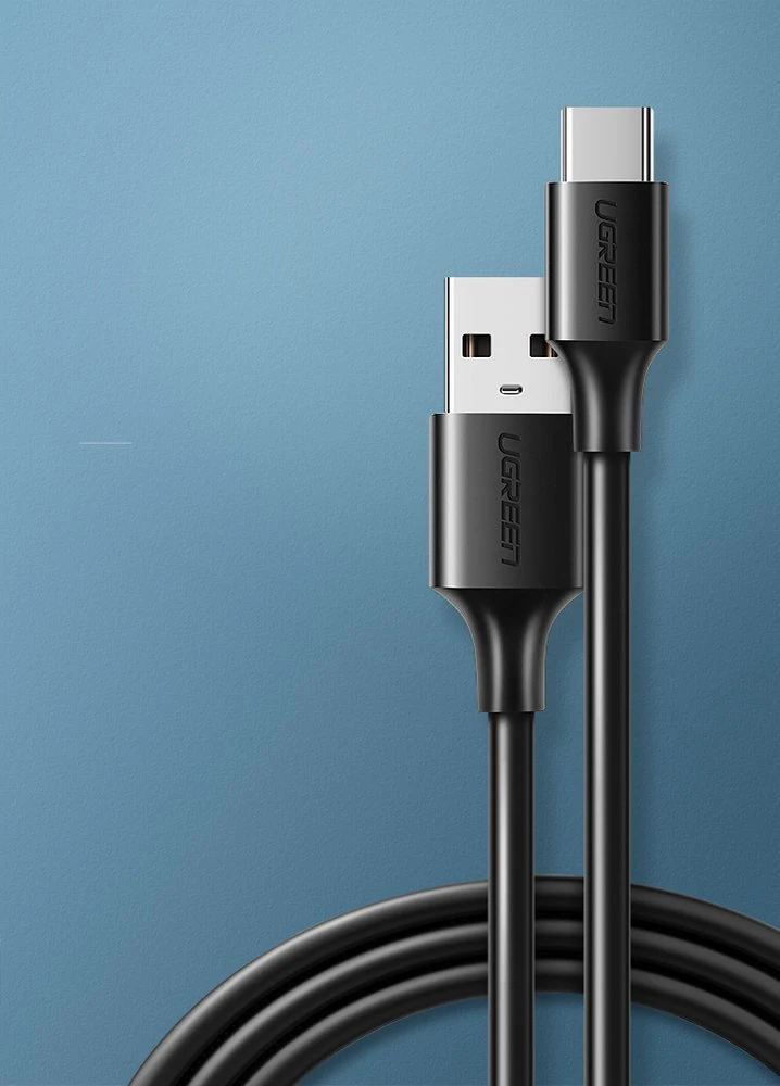 Ugreen USB-A till USB-C kabel 2A, 0.5m - Svart, bild 3