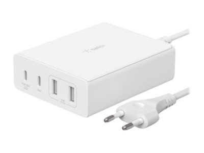 Belkin 108W GaN 4-Port Universal laddare (vit)