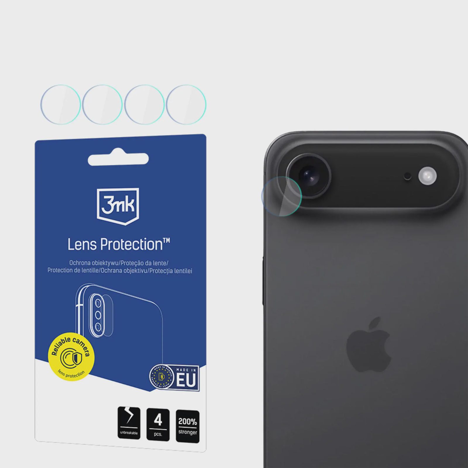 3mk Linsskydd – kameralinsglas för Apple iPhone 17 Air