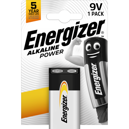 Energizer - Battery 9V/6LR61 Alkaline Power 1-Pack