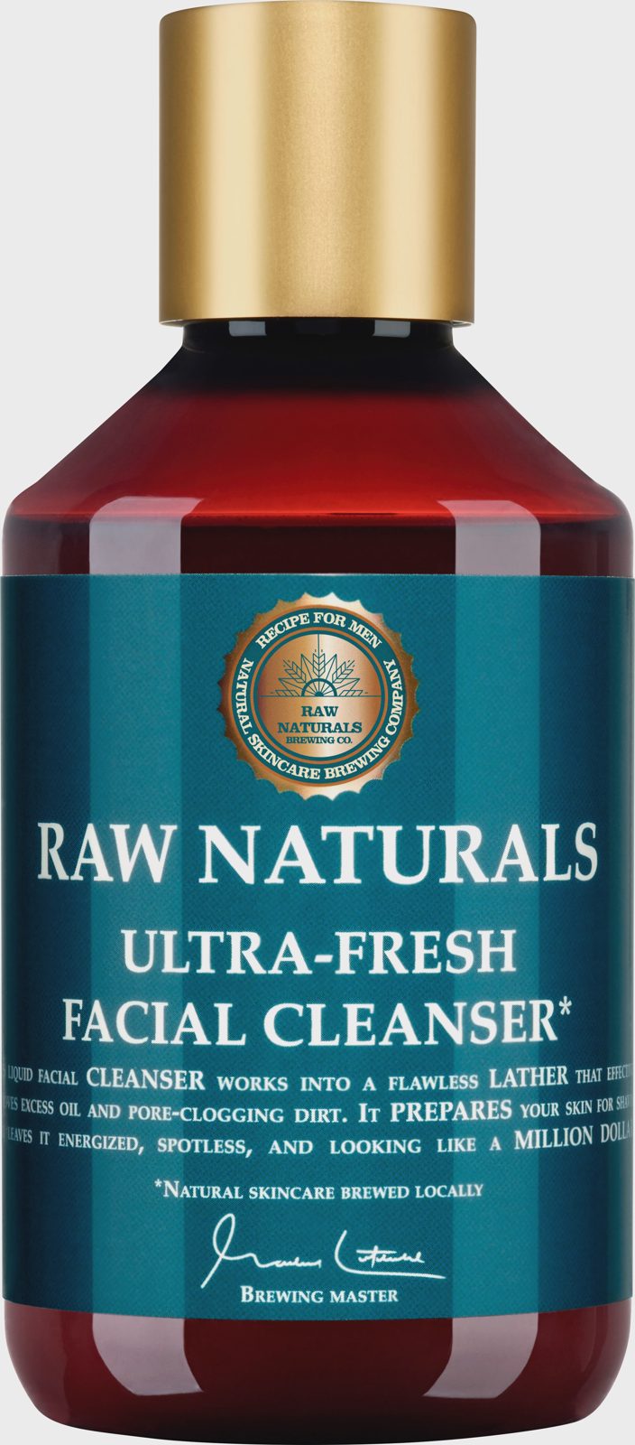 Raw Naturals by Recipe for Men Glacier Water Face Cleansing Fluid 250 ml