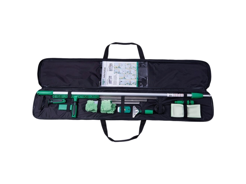 Unger ErgoTec fönsterputsningsset 135 x 25,5 x 3,5 cm, grönt
