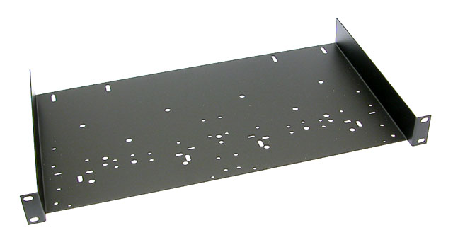 Middle Atlantic, 19" rackhylla 1U, 25 cm djup, förstansade montagehål, bild 2