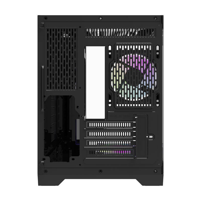 Darkflash FT418 computer case + 6 aRGB fans (black) - Chassi - Minitower - Svart, bild 3