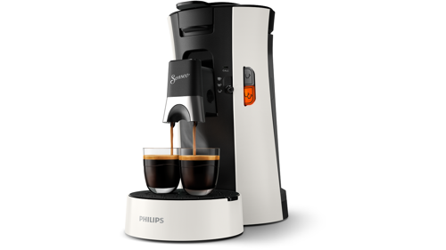 Senseo CSA230/01 Select kaffekapselmaskin, vit, bild 3