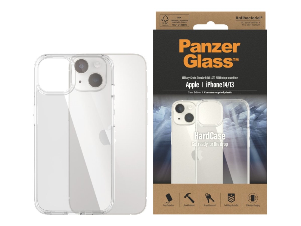 PanzerGlass™ | Hardcase - Bakskal till mobiltelefon - Genomskinlig | Apple iPhone 13/14