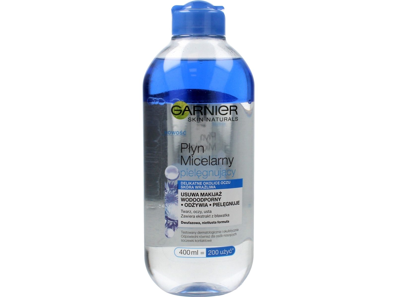 Garnier Skin Naturals tvåfas micellär rengöring med blåbär 400 ml