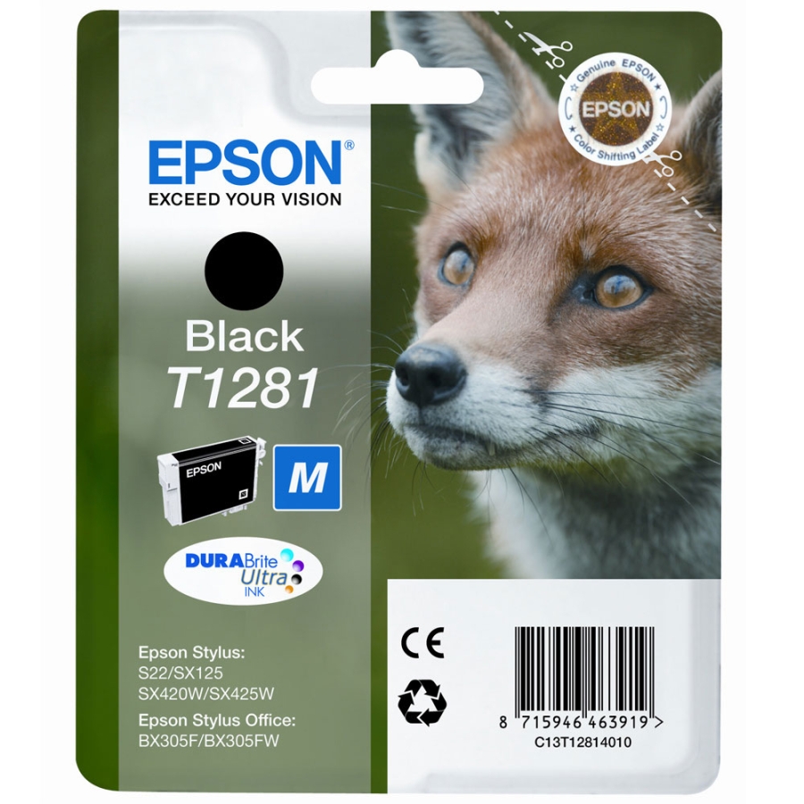 Epson T1281 Bläckpatron Svart, bild 3