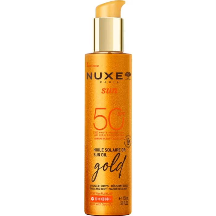 Nuxe Sun Tanning Oil Gold SPF50 150 ml, bild 4