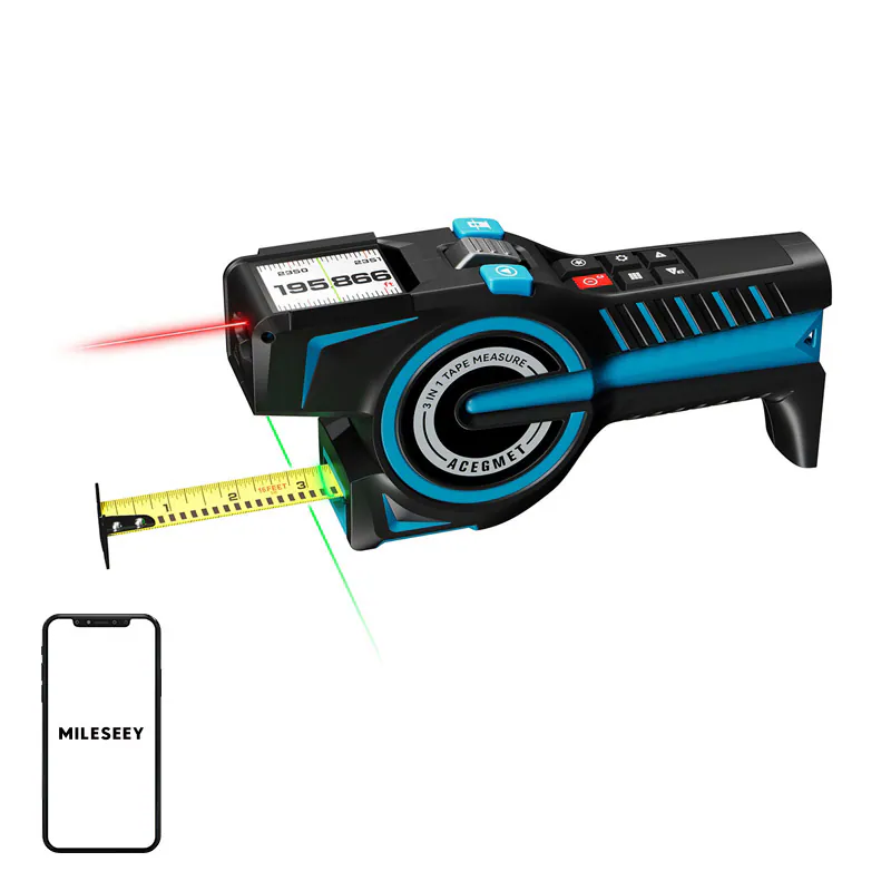 Mileseey DTX 10 laseravståndsmätare med ett 100-meters måttband, bild 4