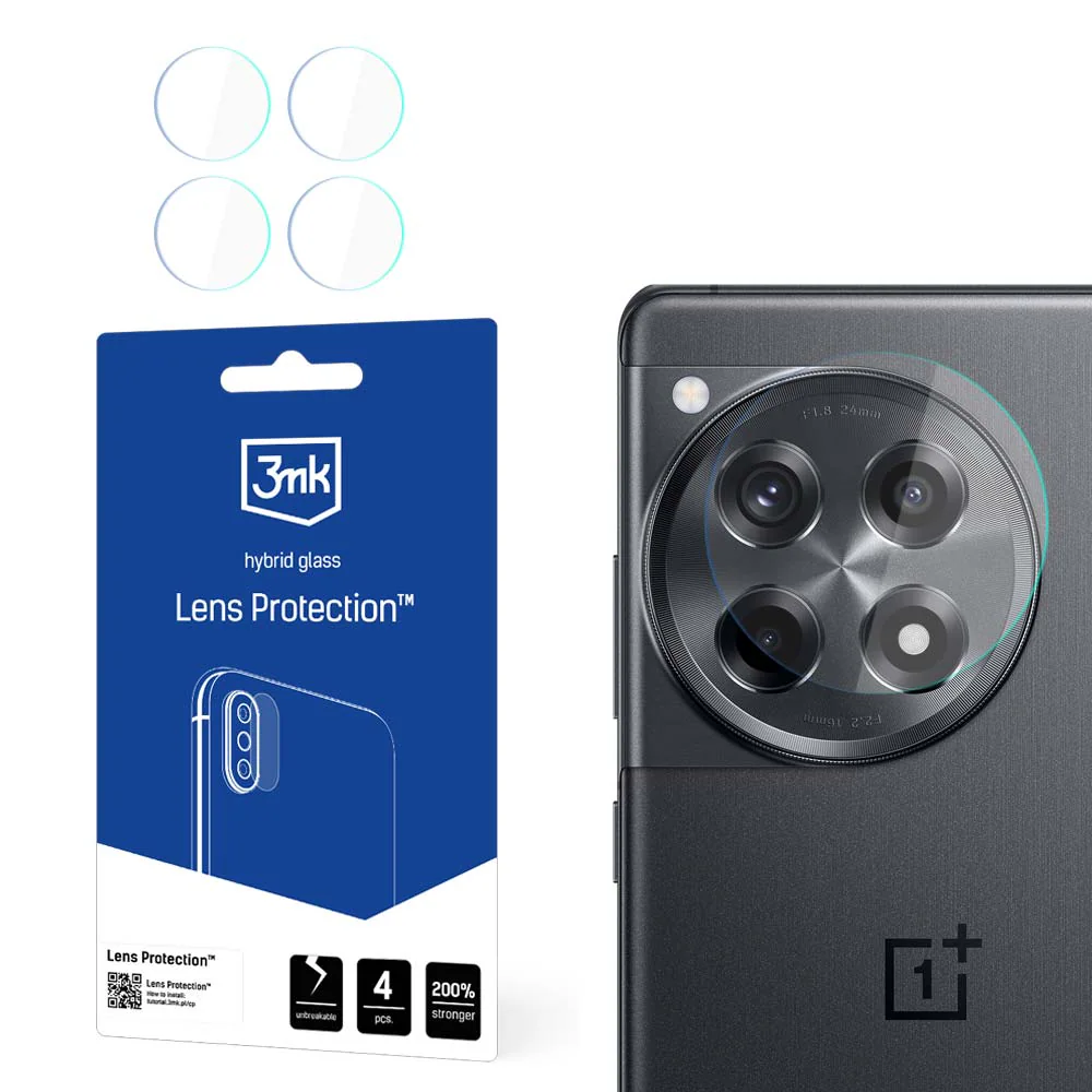 3mk Lens Protection™ hybridkameraglas för OnePlus 12R