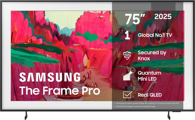 Samsung 75" The Frame Pro LS03FW Neo QLED 4K Edge Mini LED Smart TV (2025)
