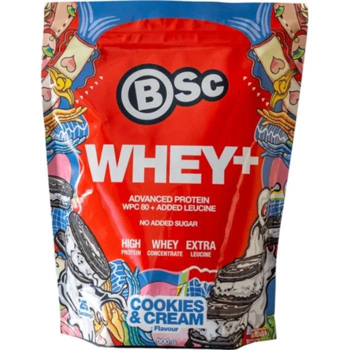 BSc Whey, Cookies & Cream, 900 g