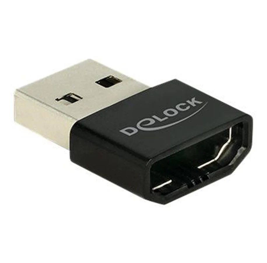 Delock - Videokort - USB hane till HDMI hona - svart, bild 2