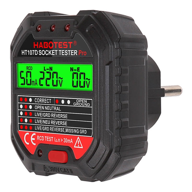 Stickproppstestare med digital display – Habotest HT107D