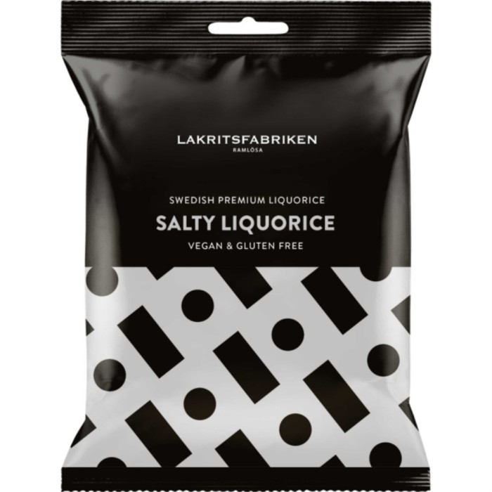 Lakritsfabriken Premium White Salty Liquorice 100 g
