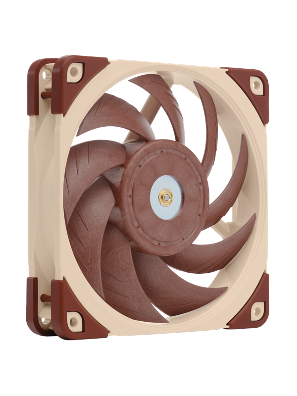 Noctua NF-A12x25 FLX - Chassi fläkt - 120mm - Brun - 22 dBA