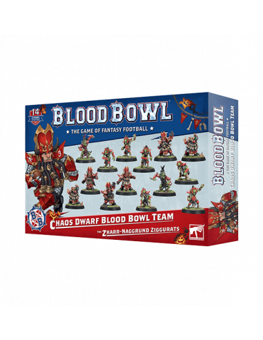 Blood Bowl Chaos Dwarf Team - The Zharr-Naggrund Ziggurats