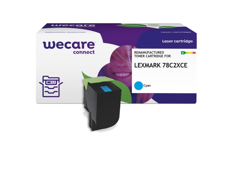 Lasertoner, Wecare 78C1XC0, 5.000 sidor, cyan