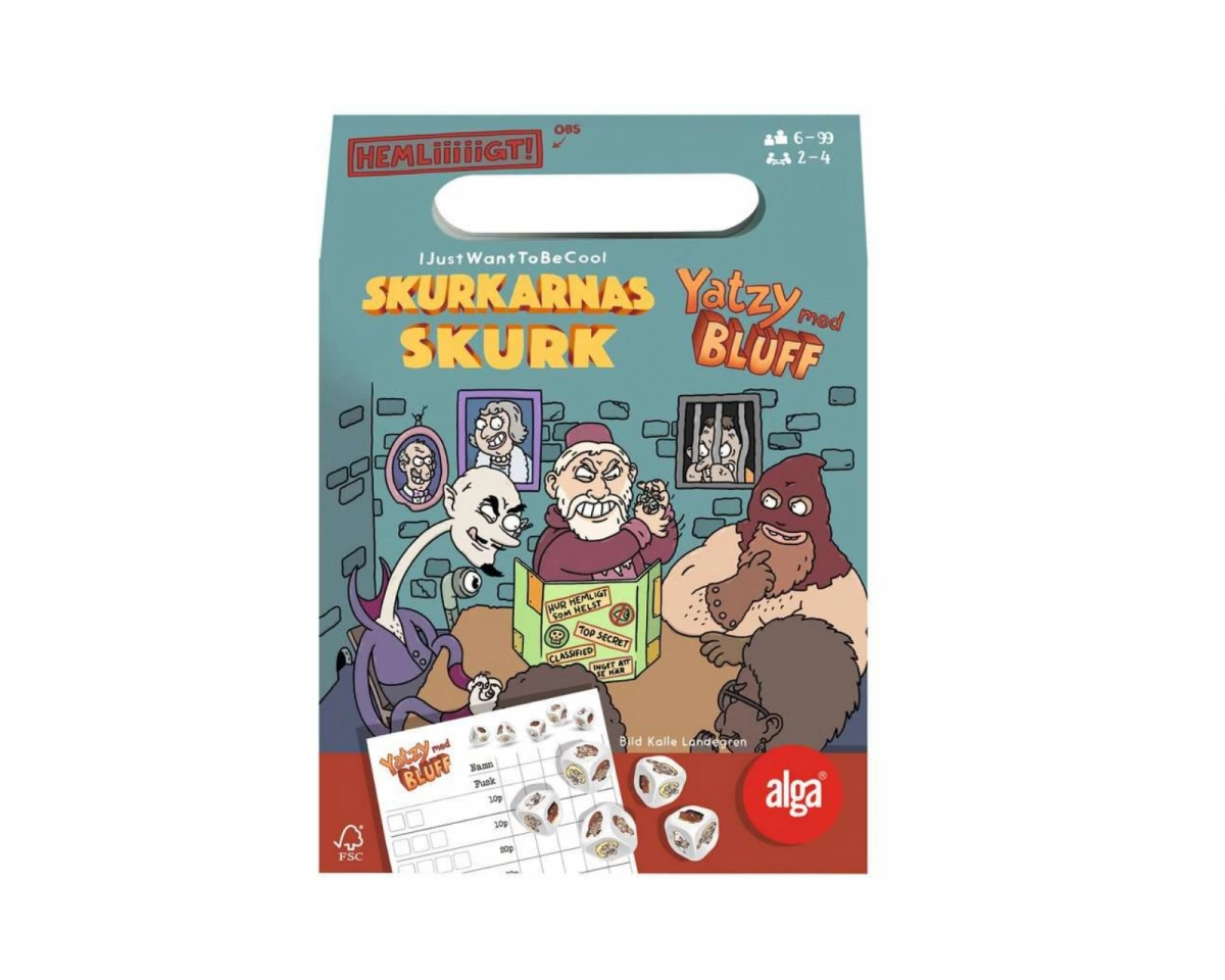 Skurkarnas Skurk Yatzy Med Bluff, bild 3