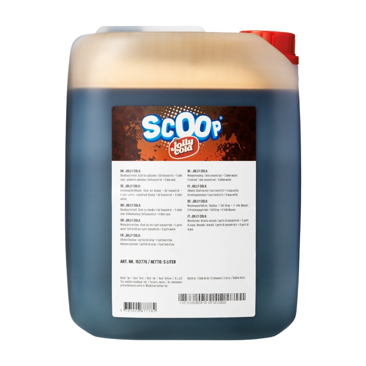 Scoop Jolly Cola slush koncentrat 5L