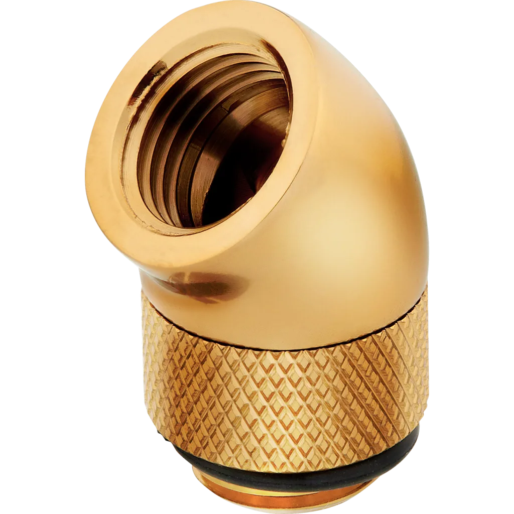 Corsair Hydro X Series XF 45° Rotary Adapter 2-pack - Guld