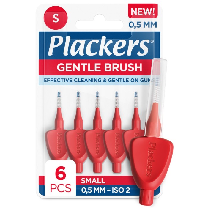 Plackers Gentle Brush 0,5 mm, 6 st