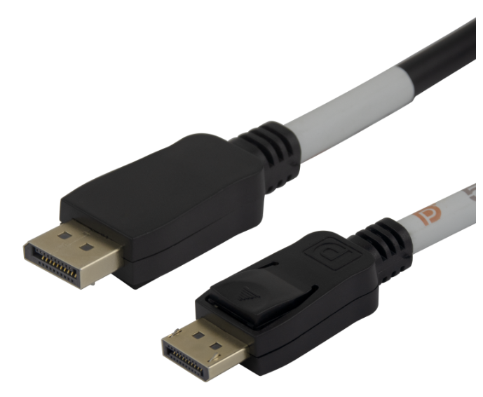 Deltaco Displayport 2.1, 8K, DP54, 1.5m, Svart, bild 3