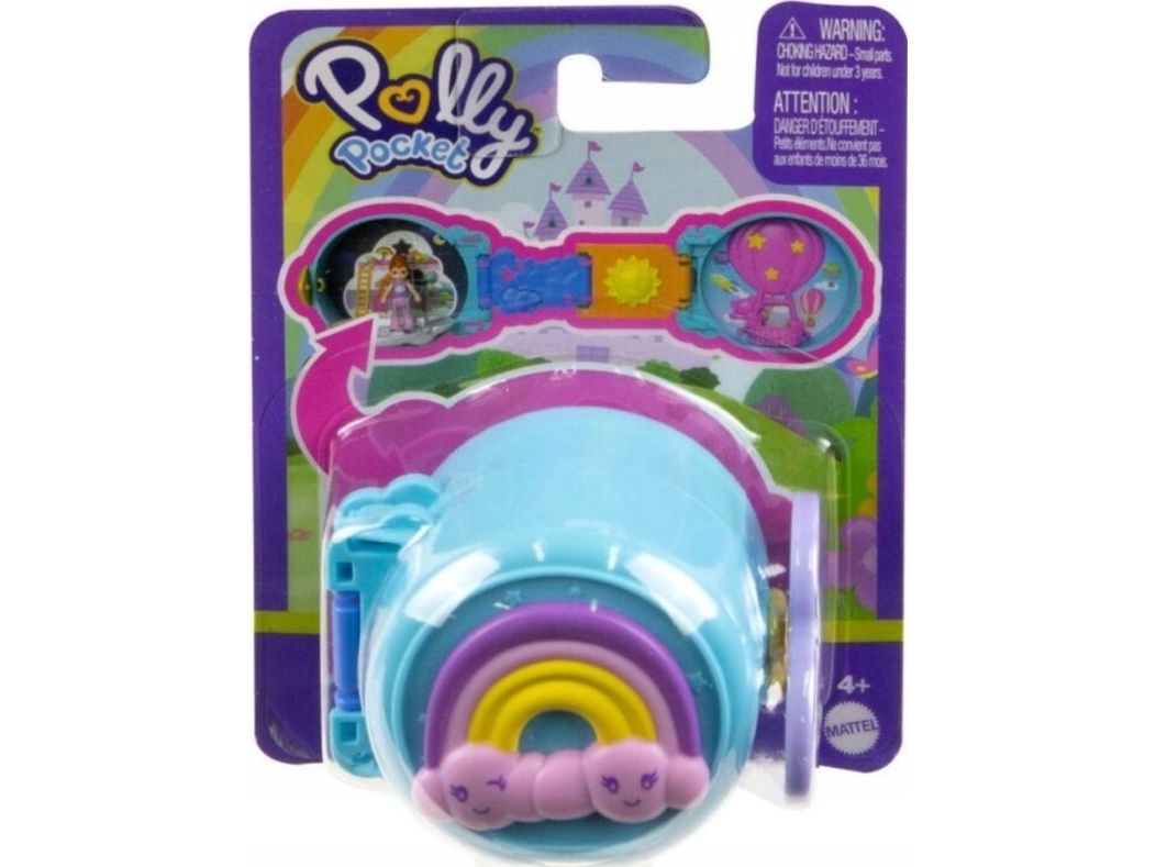 Polly Pocket compact minisats, blå