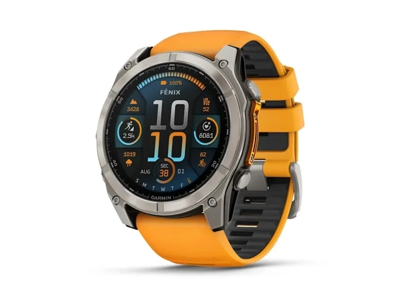 Garmin Fenix 8, 3,56 cm (1.4), AMOLED, Pekskärm, 32 GB, GPS, 76 g, bild 4