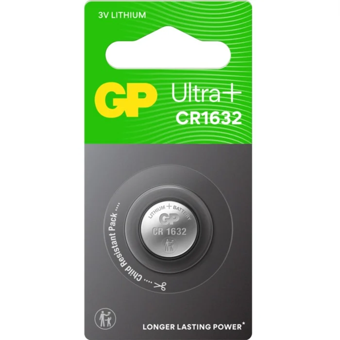 GP Lithium batteri CR1632, 1 st