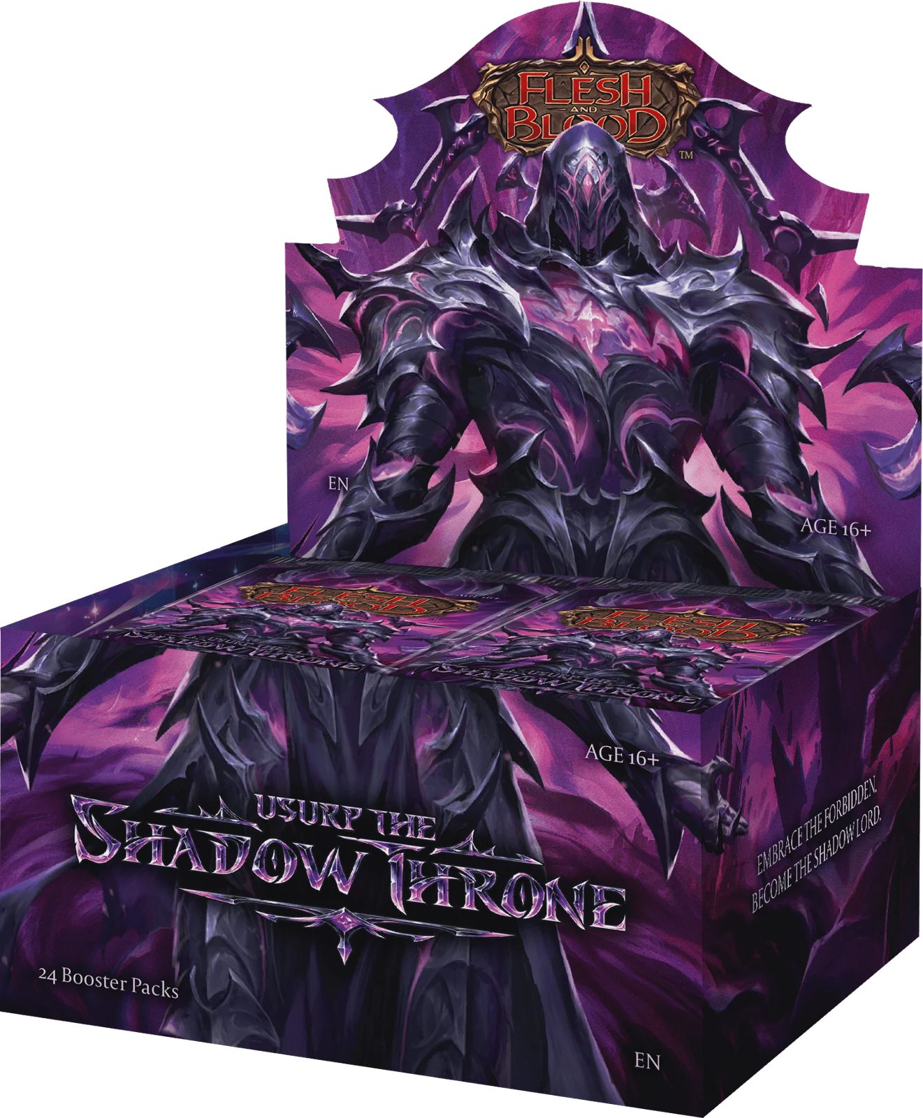 Flesh & Blood TCG - Usurp the Shadow Throne Booster Display (24 Packs)