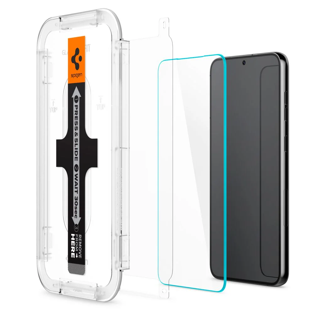 Spigen Glas.tR EZ Fit härdat glas för Samsung Galaxy S23 - 2 st., bild 4