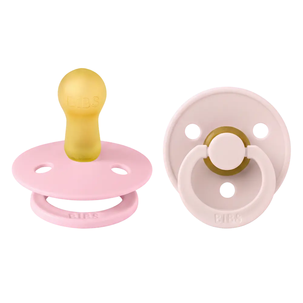 BIBS Pacifier Colour Latex Petal/Baby Pink Size 2 2pcs, bild 3