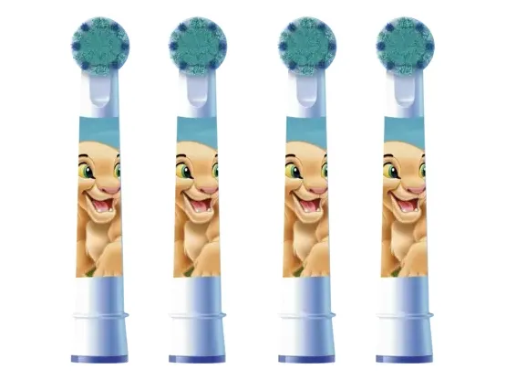 Braun Oral-B 302043 tandborsthuvuden 4-pack, Lejonkungen, flerfärgade