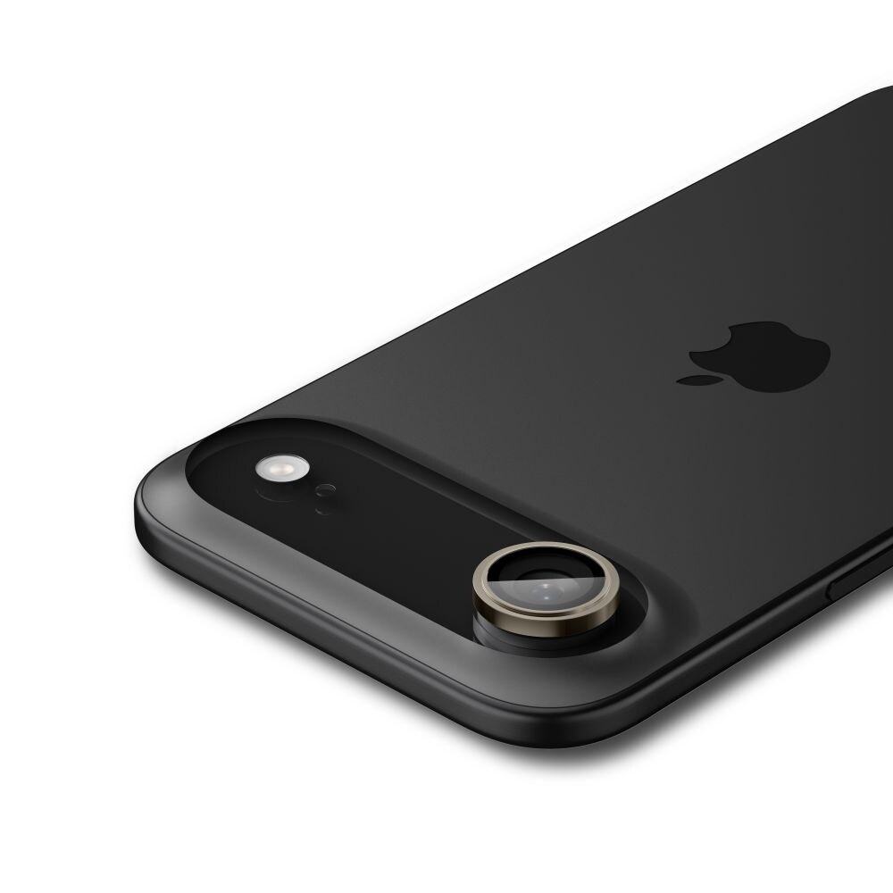 Spigen Optik Pro GLAS.TR "EZ FIT" kameraskydd 2-pack för iPhone Air - Guld, bild 4