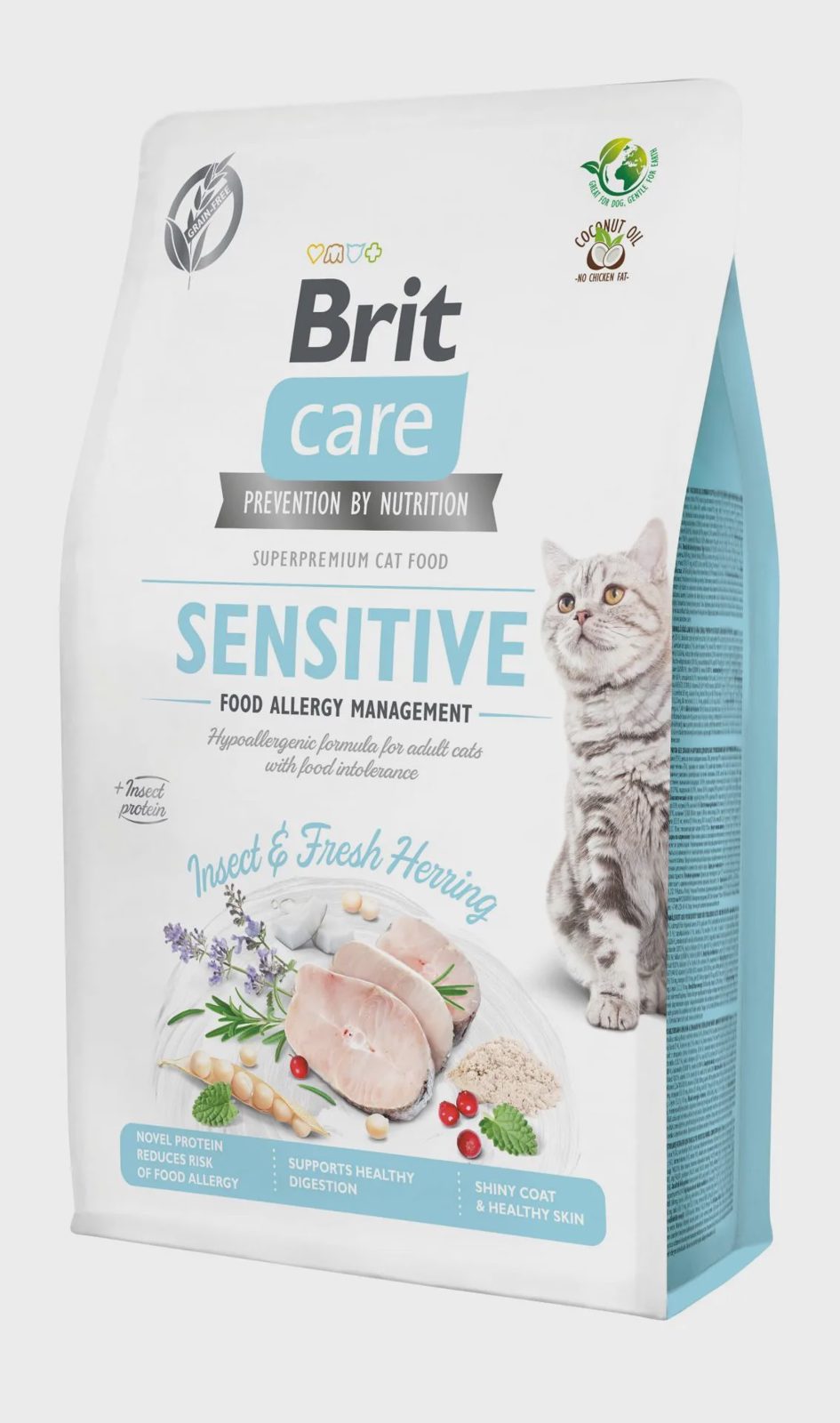 Brit Care kattfoder med insekt & strömming - grain free - 2 kg